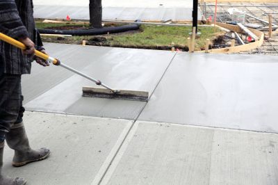 Driveway Concrete Polishing